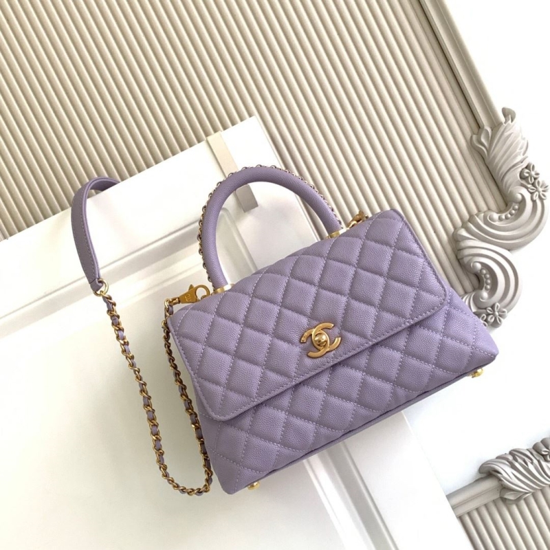 Ch**el top handle bags